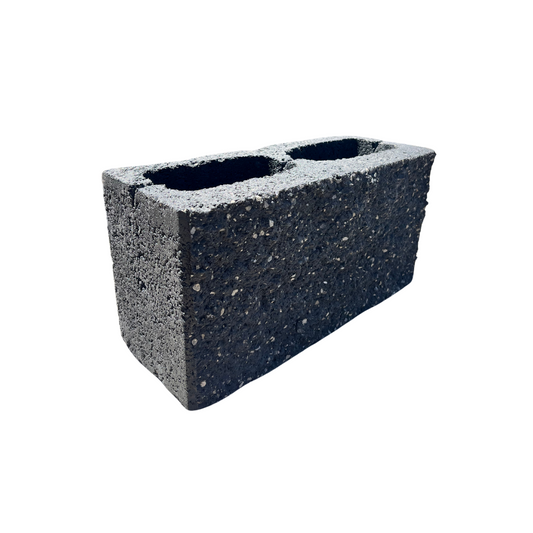 Block Cara de Piedra Negro 15x20x40