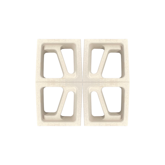 Celosia Blanca Diagonal 24x24x8