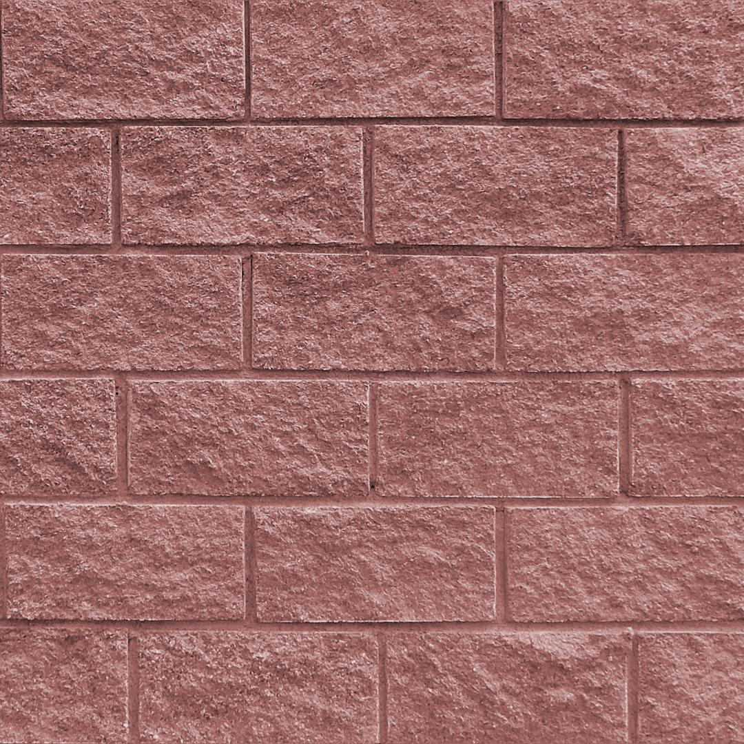 Block Cara de Piedra Rojo 15x20x40