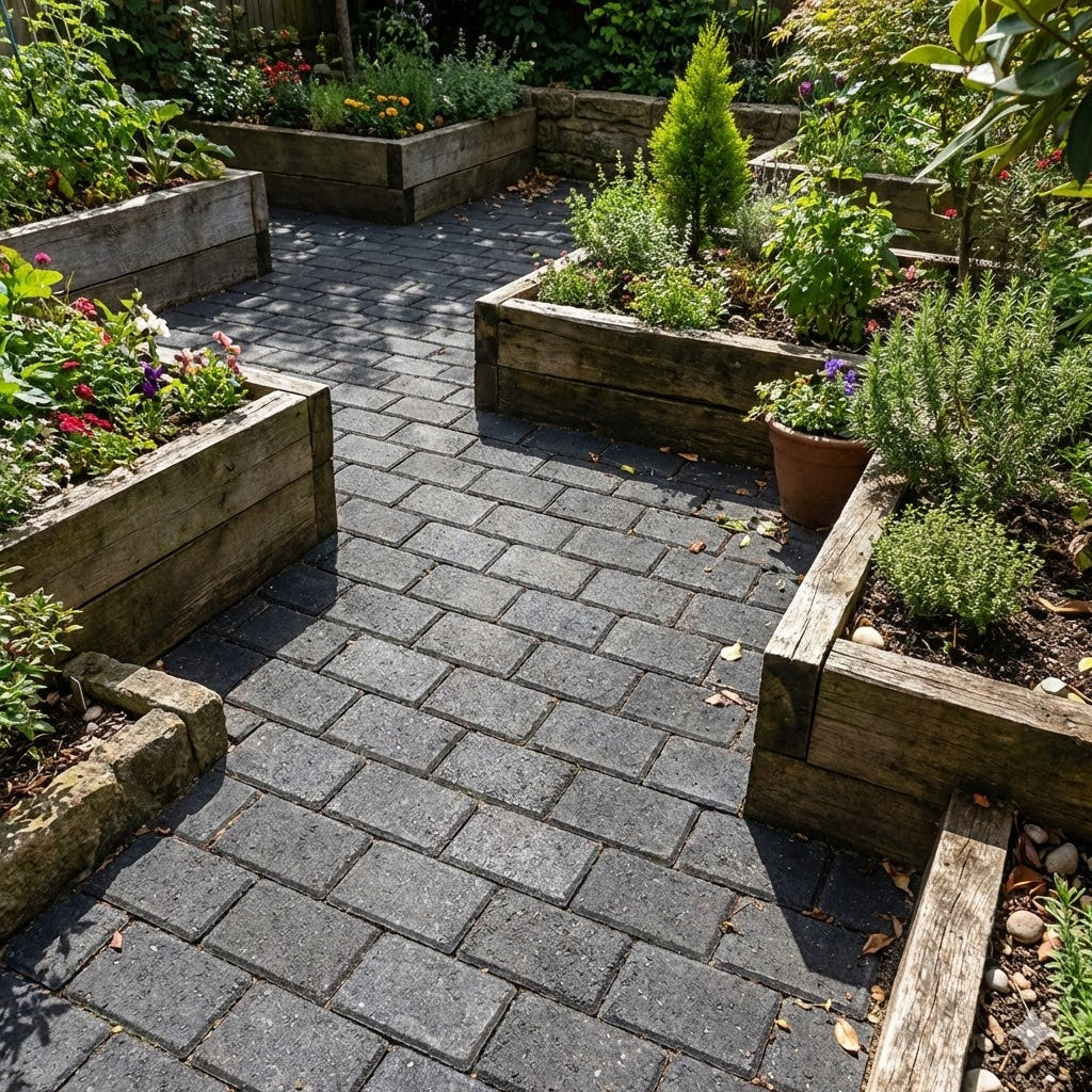 Holland Rectangular Negro 10x20x8cm