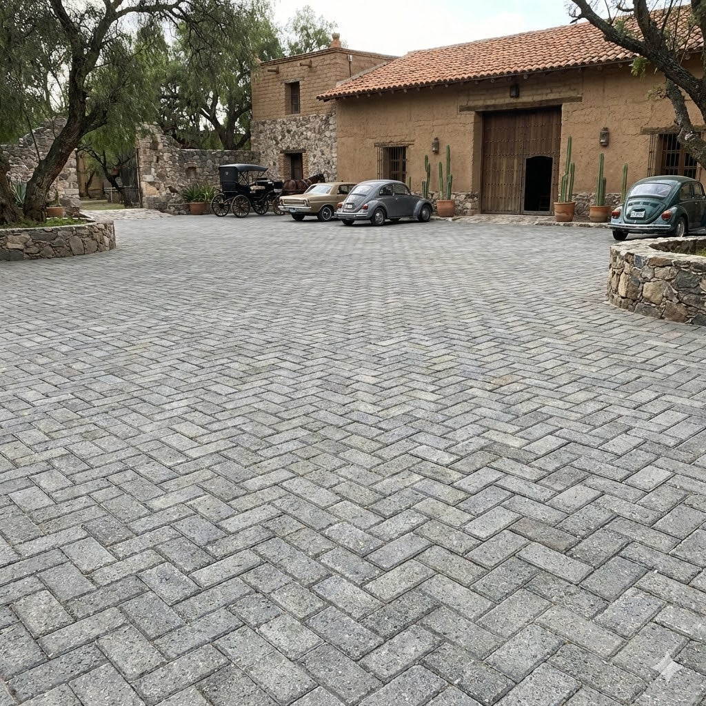 Holland Rectangular Gris 10x20x8cm