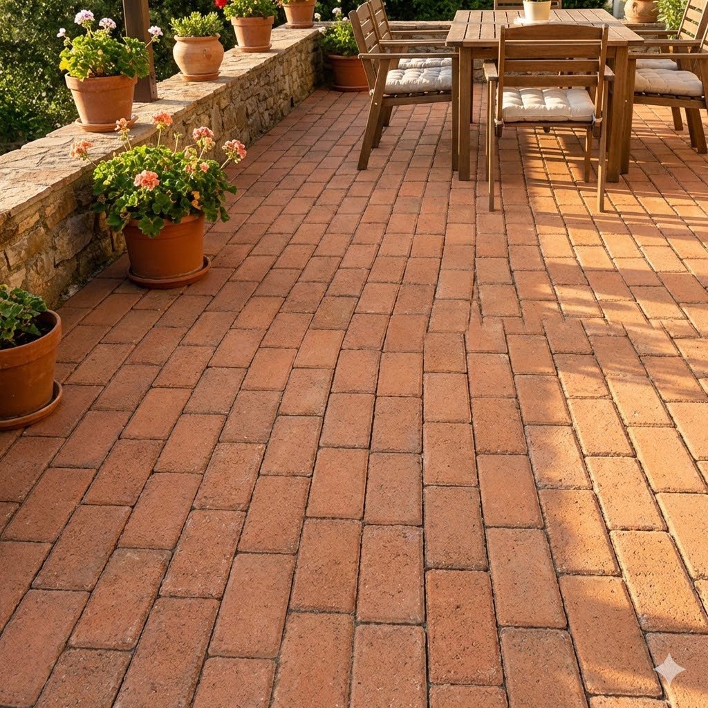Holland Rectangular Naranja 10x20x8cm